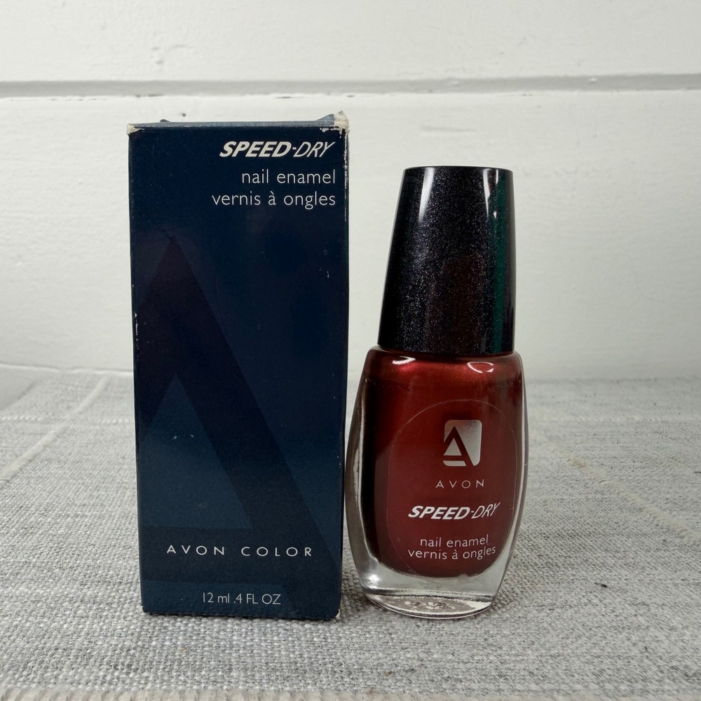 Avon Speed Dry BROWN PEARL Nail Enamel Polish New Old Stock